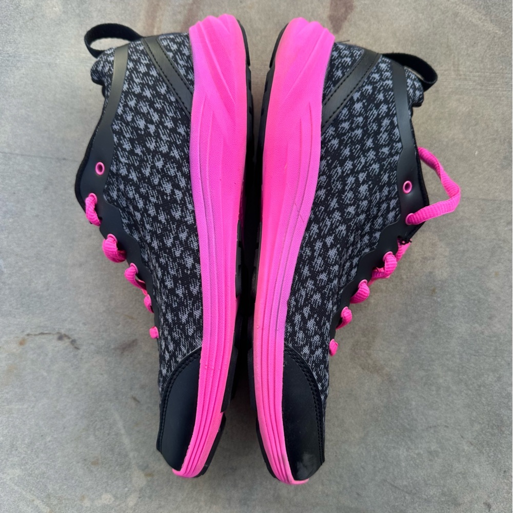 Vionic Python Black Pink Lace Up Comfort Athletic Sneakers Size 8 - Picture 7 of 8